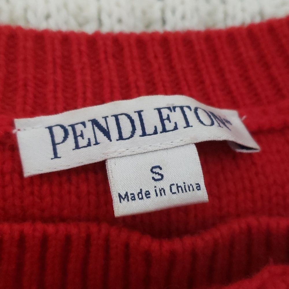 Pendleton Geometric Knit Sweater - image 4
